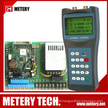 High pressure ultrasonic resin flow meter for high viscosity